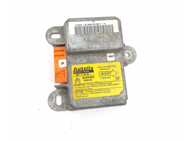 Блок подушек безопасности 9638588680, 550740800   Citroen Saxo