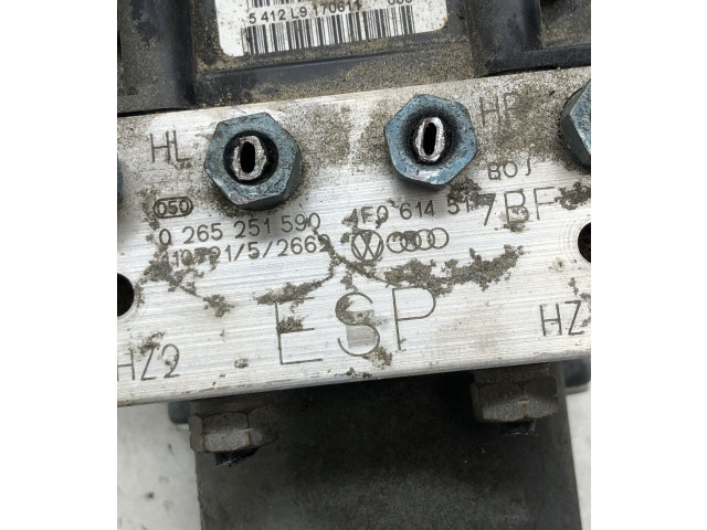 Jednotka ABS 4F0614517BF, 0265251590   Audi A6 S6 C6 4F 2011