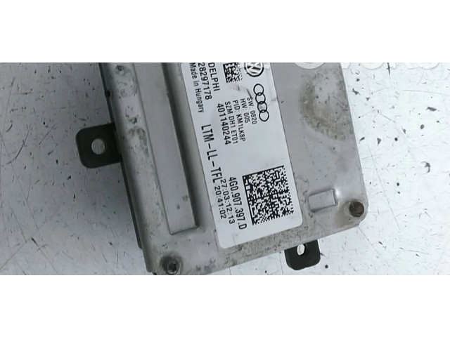 Модуль фонарей 4G0907697D, 4G0907397D   Audi A5 8T 8F