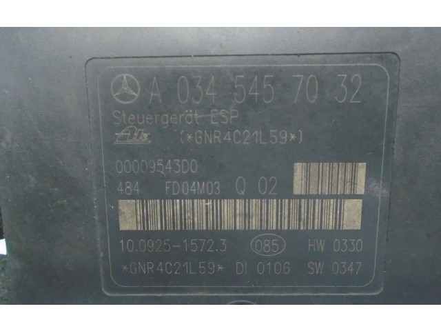 Блок управления АБС 10092515723   Mercedes-Benz C W203