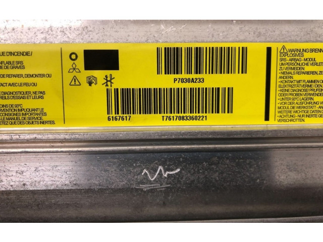 Подушка безопасности пассажира P7030A233, 6167617   Mitsubishi Colt