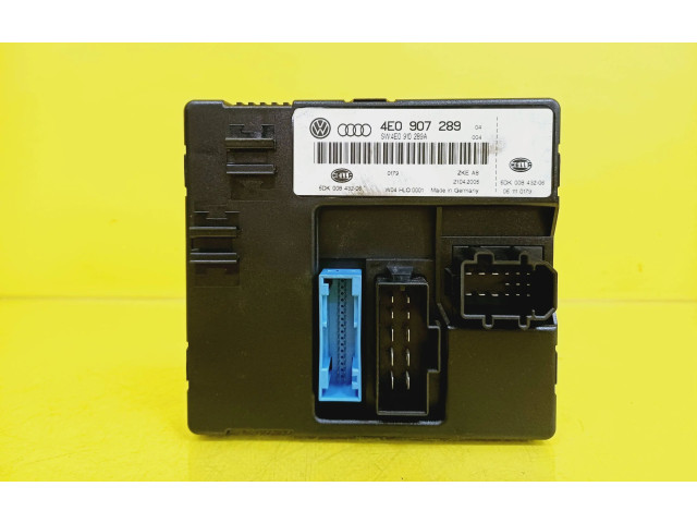 Комфортный модуль 4E0907289, 4E0910289A    Audi A8 S8 D3 4E 2002 - 2009 года