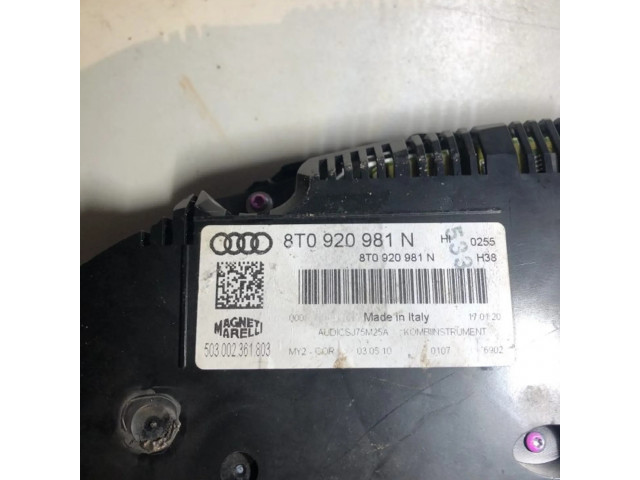 Панель приборов 8T0920981N   Audi S5       