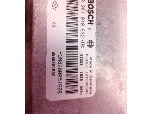 Řídící jednotka 0281010632, 0281010632   Nissan Primastar 2004