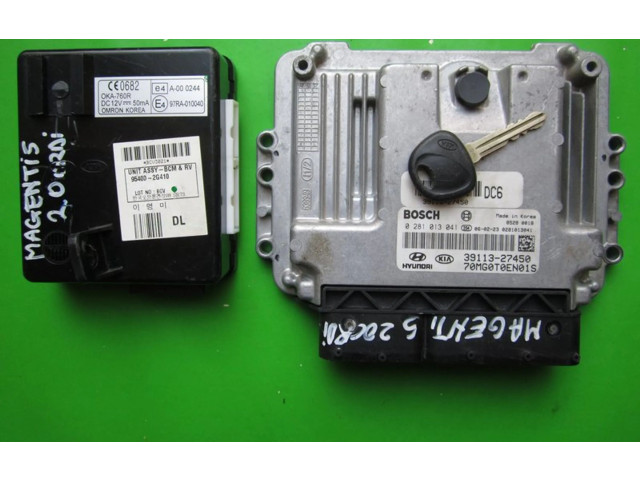 Řídící jednotka 39113-27450, 0281013041   KIA Magentis 2006