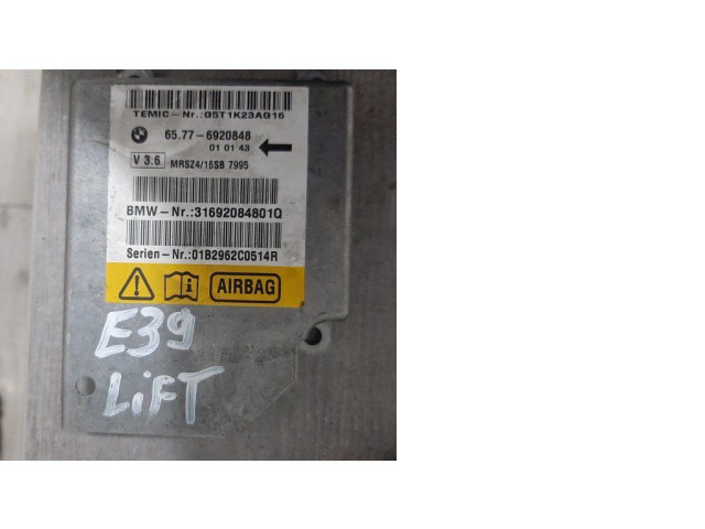 Блок подушек безопасности 65776920848, 6920848   BMW 5 E39