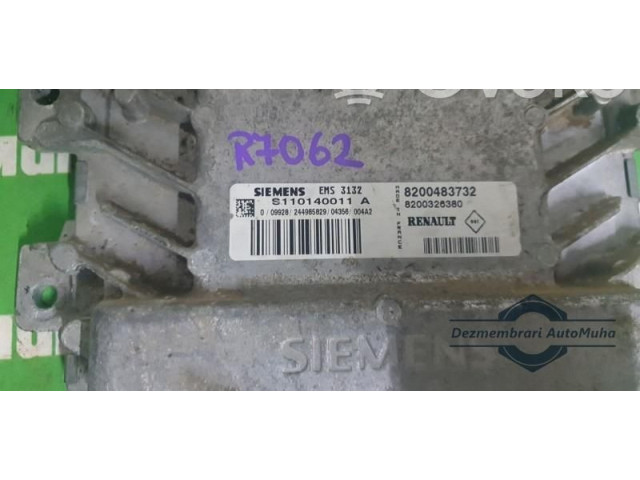 Блок управления двигателем Блок управления 8200483732, S110140011A   Renault Logan I