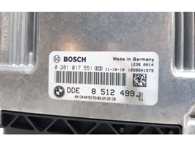 Комплект блоков управления 8512499, 0281017551   BMW X1 E84