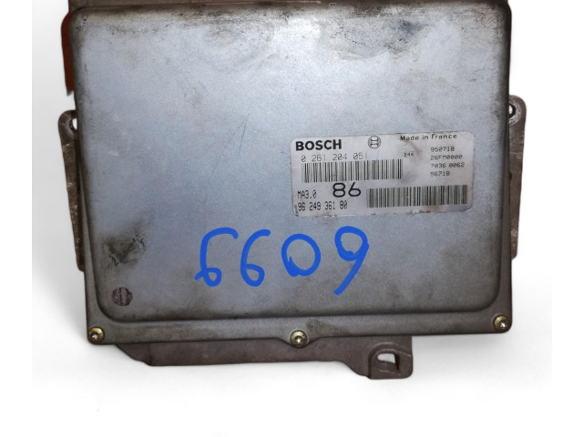 Řídící jednotka 0261204051, 0261204051   Peugeot 106 1996