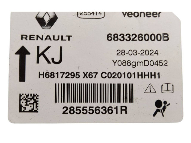 Блок управления 285556361R, 683326000B   Dacia Sandero III
