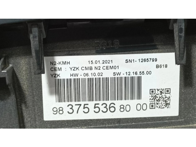 Панель приборов 9837553680   Citroen C3       