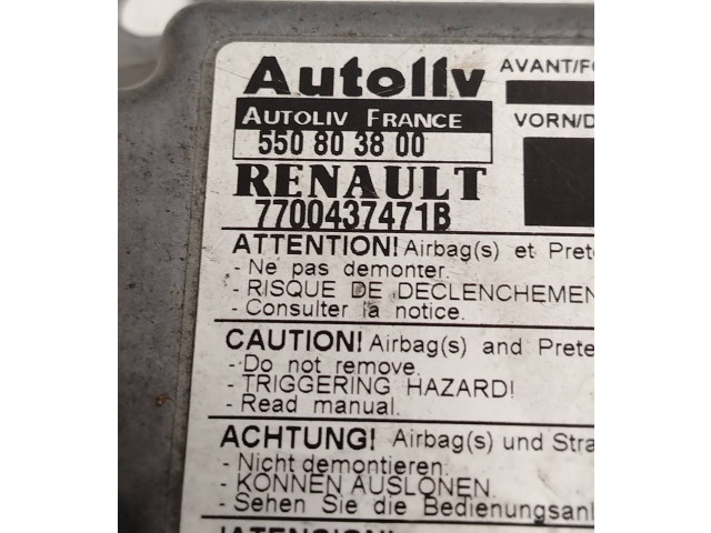 Блок подушек безопасности 7700437471B, 550803800   Renault Scenic I