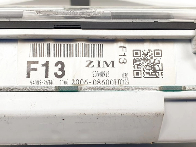 Přístrojová deska  Hyundai Santa Fe 2004 200608600HC123, 9400526340  