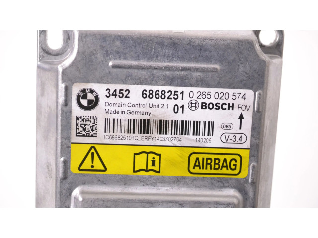 Блок подушек безопасности 6868251, 0265020574   BMW 7 F01 F02 F03 F04