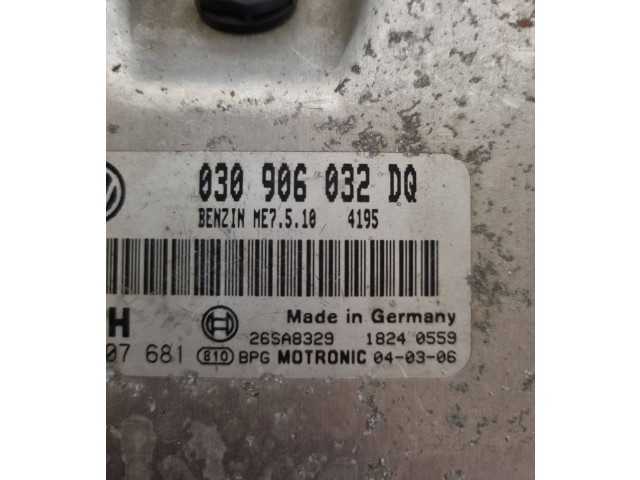 Řídící jednotka 030906032DQ, 26SA8329   Volkswagen Lupo 2002