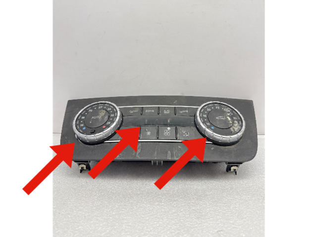 Блок управления климат-контролем A1669009405, 120518   Mercedes-Benz ML W166