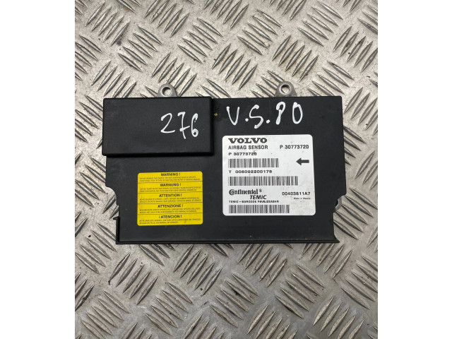 Блок подушек безопасности 30773720, P30773720   Volvo S80