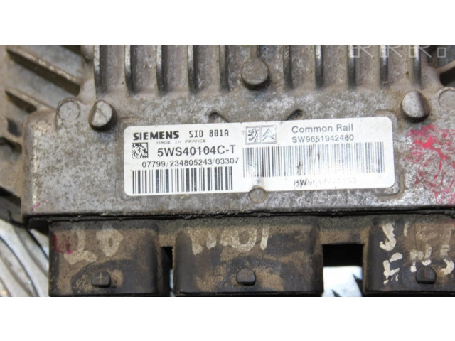 Блок управления двигателя 5ws40104c-t, 07799/234805243/03307   Citroen Berlingo