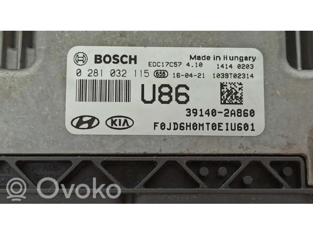 Řídící jednotka 0281032115, 391402A860   KIA Pro Cee'd II 2016