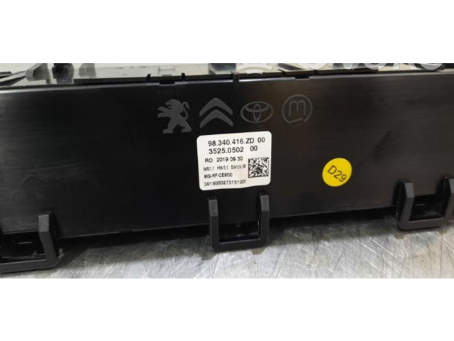 Блок управления климат-контролем 98340416ZD   Toyota Proace
