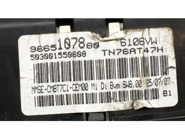 Přístrojová deska  Peugeot 308 2007 9665107880, 503001550608  