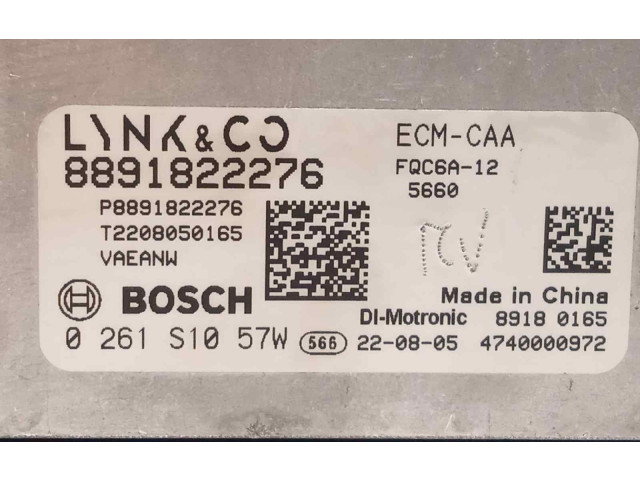 Блок управления двигателя 8891822276, 0261S1057W   Lynk & co 01