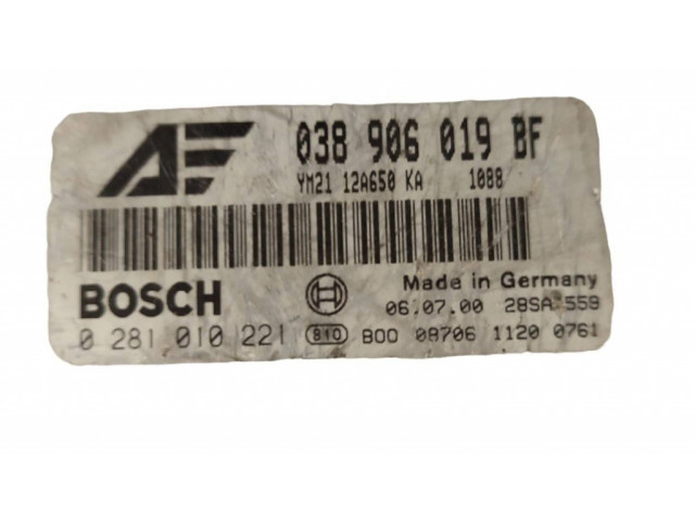 Блок управления двигателя 038906019BF, 0281010221   Ford Galaxy