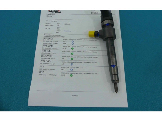 Vstřikovač 0445110244, IMPRK1201326   Fiat Croma     