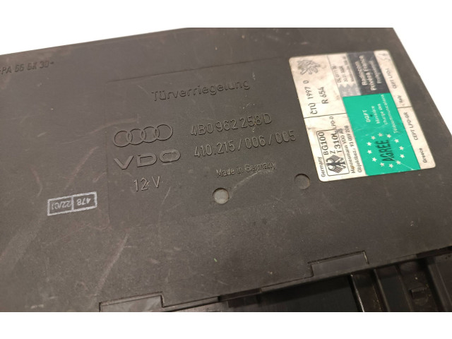 Блок комфорта 4B0962258D, 410215006   Audi A6 S6 C5 4B   