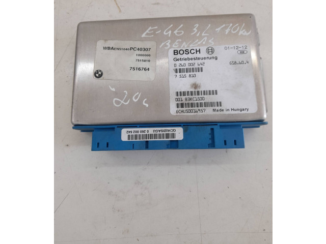 Блок управления коробкой передач 7515810, 0260002642   BMW 3 E46