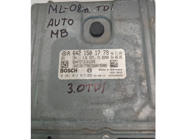 Řídící jednotka A6421501779, 0281012015   Mercedes-Benz ML W164 2008