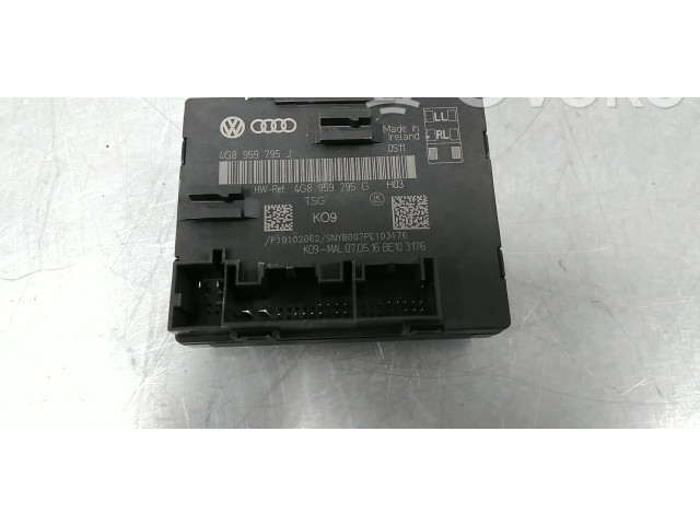 Блок управления дверью 4G8959795J, 4G8959795F   Audi A6 S6 C7 4G