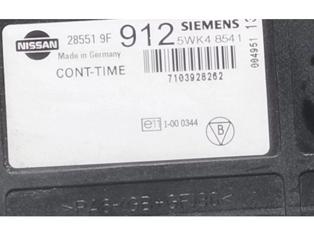 Pojistková skříňka Řídící jednotka BSM 285519F912   Nissan Primera 2001