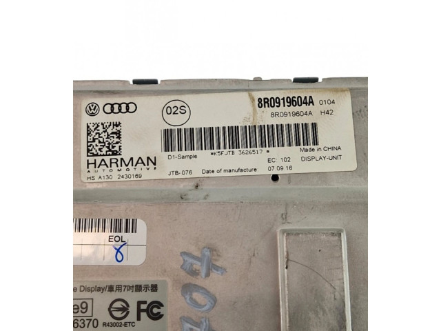 Дисплей    8r0919604a, 8R0919604A   Audi Q5 SQ5