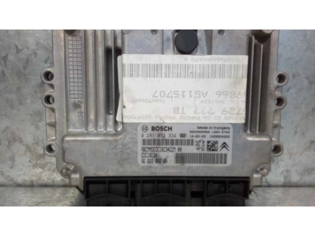 Řídící jednotka 9666986680, 1610170080   Peugeot 3008 I 2009