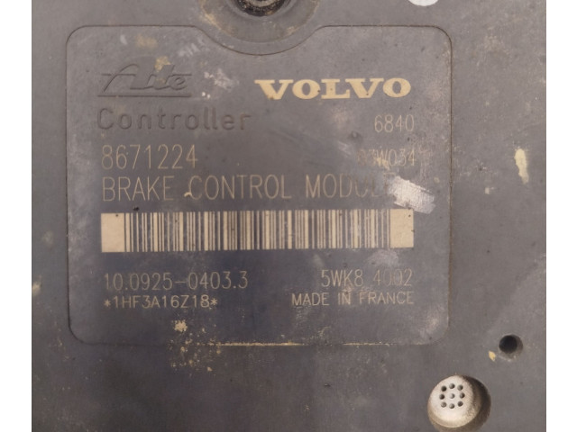 Jednotka ABS 8671224, P08671223   Volvo V70 2003