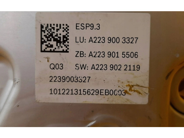 Zpětné zrcátko  Mercedes-Benz S W223 2020  A2239003327, A2239003327  