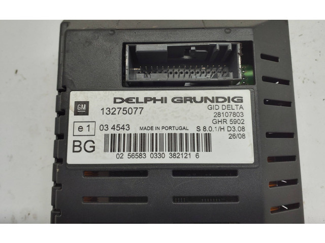 Дисплей    13275077, 28107803   Opel Astra H