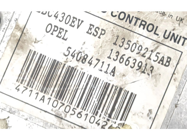 Jednotka ABS 13136694, 54084711A   Opel Vectra C 2004
