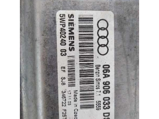 Блок управления двигателя 06A906033DS, 5WP4024003   Audi A3 S3 8P