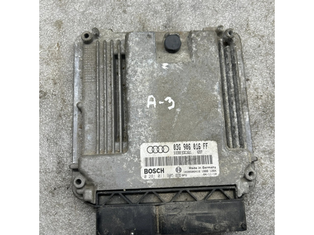 Блок управления двигателя 0281011905   Audi A3 S3 8P