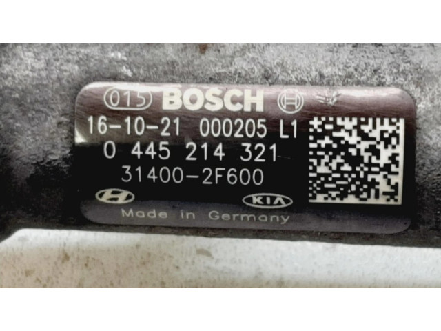 Vstřikovací lišta 314002F600, 0445214321   Hyundai Santa Fe  pro naftový motor 2.2  