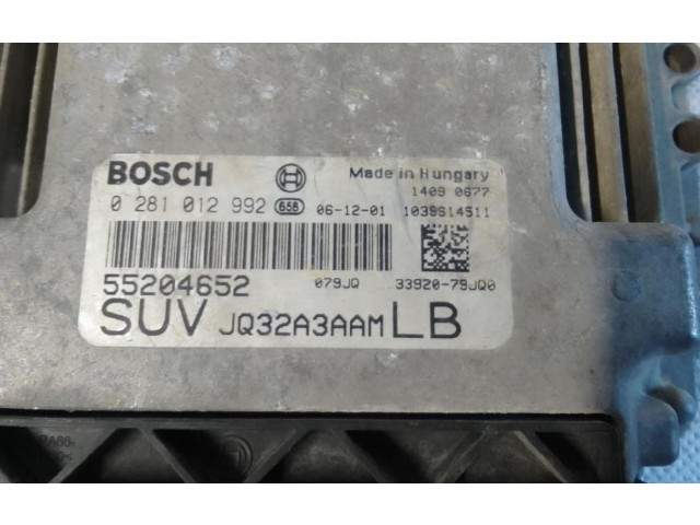 Řídící jednotka 0281012992, 55204652   Fiat Sedici 2006