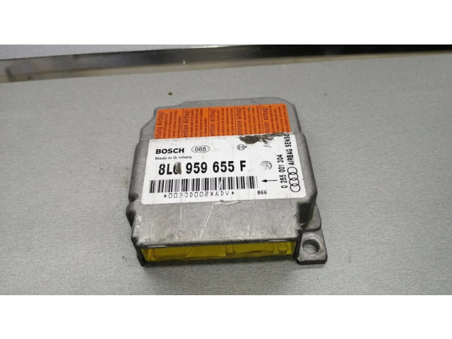 Блок подушек безопасности 8L0959655F, 0285001304   Audi A3 S3 8L