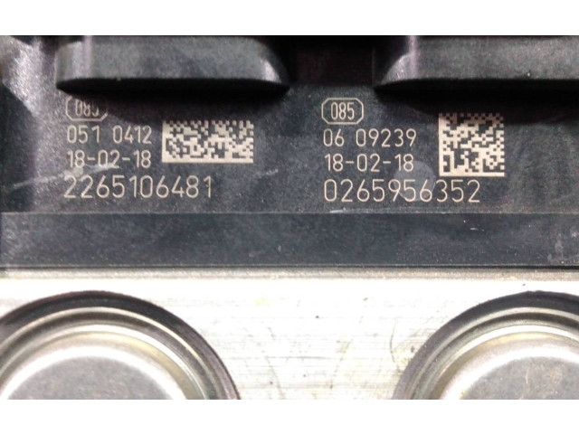 Jednotka ABS 9826694480, 2265106481   Peugeot 3008 II 2018