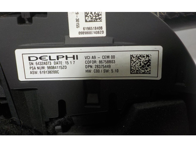 Volant Peugeot 2008 I 2015 98007408ZD, 09898007408Z  