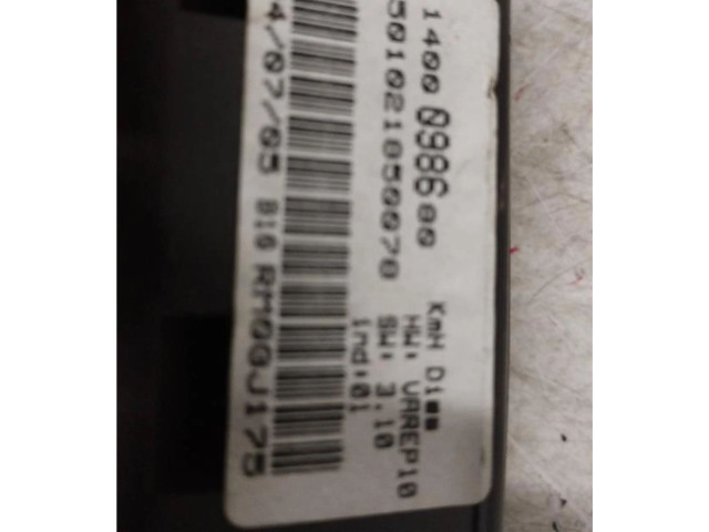 Панель приборов 1400098680, 0090059   Lancia Phedra       