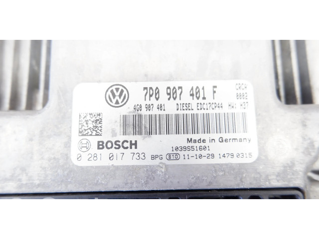 Řídící jednotka 7P0907401F, 4G0907401   Volkswagen Touareg II 2012