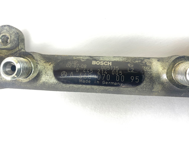 Vstřikovací lišta A6680700095, 0445214005   Mercedes-Benz A W168     
