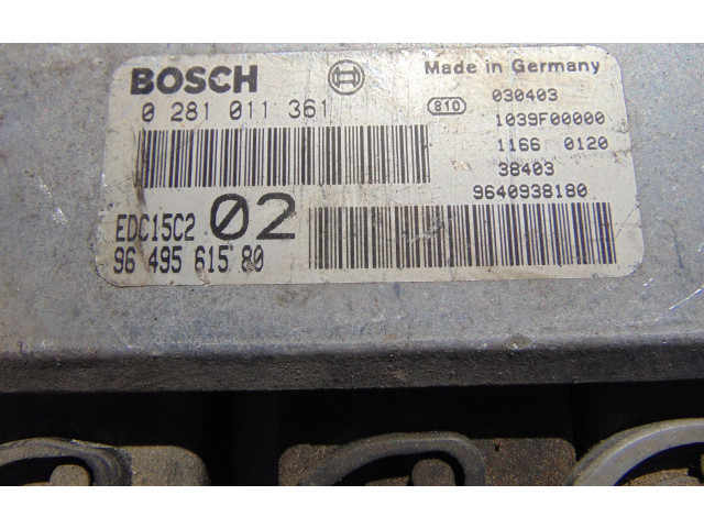 Řídící jednotka 9649561580   Peugeot 607 2001